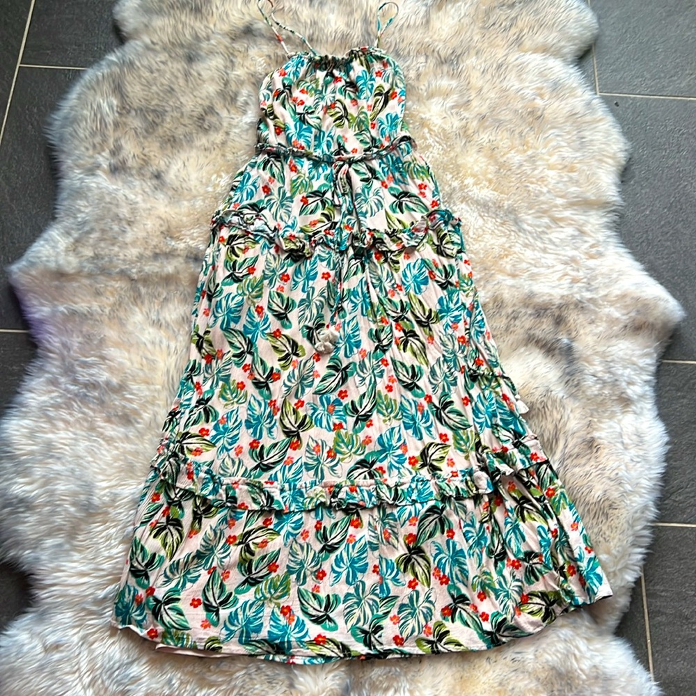 Lost & Wander Beachy Low Back Maxi Dress